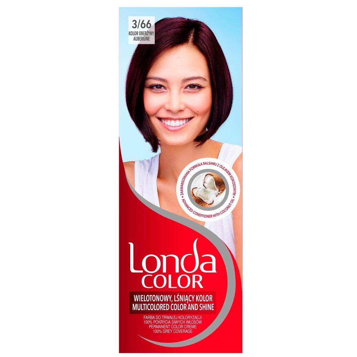Color, Farba do włosów kolor oberżyny 3/66