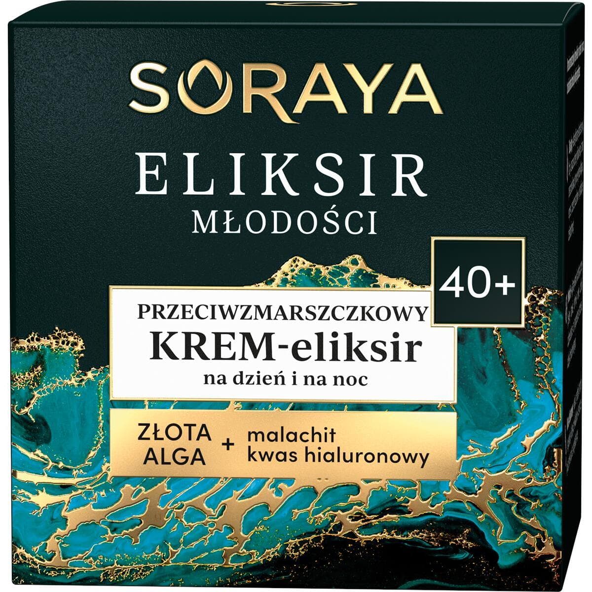 Eliksir Młodości, przeciwzmarszczkowy krem-eliksir na dzień i na noc 40+