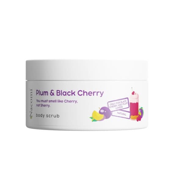 Plum & Black Cherry Body Scrub - Peeling do ciała - Śliwka z Czarną Wiśnią -