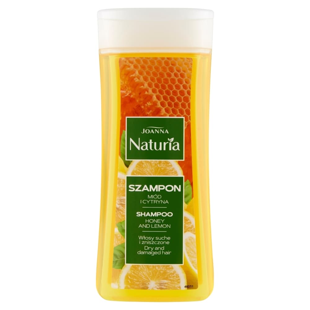 Naturia - Shampoo - Szampon do włosów suchych i zniszczonych - Miód i Cytryna -