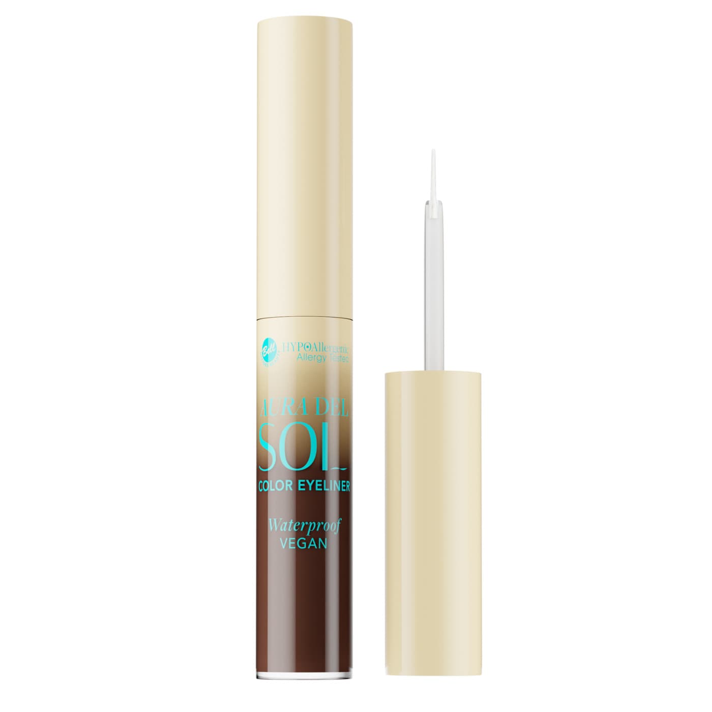 HYPOAllergenic Aura Del Sol, hypoalergiczny wodoodporny eyeliner do oczu, 01