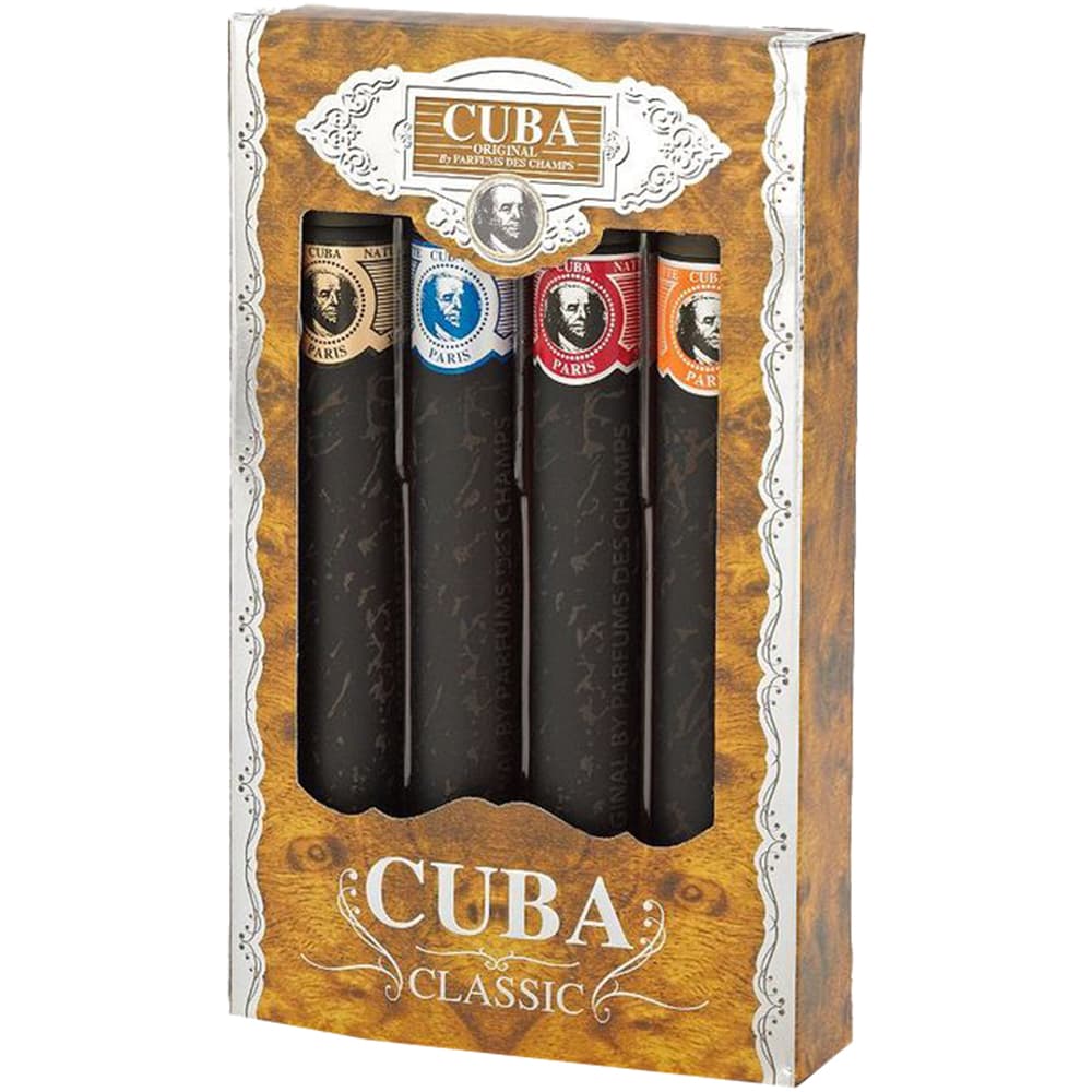 Cuba Classic zestaw Gold woda toaletowa + Blue woda toaletowa + Red woda toaletowa + Orange woda toaletowa 4x (M)