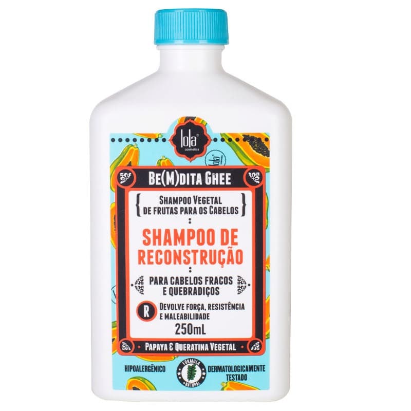 BE(M)DITA GHEE SHAMPOO RECONSTRUÇÃO szampon regenerujący do włosów słabych
