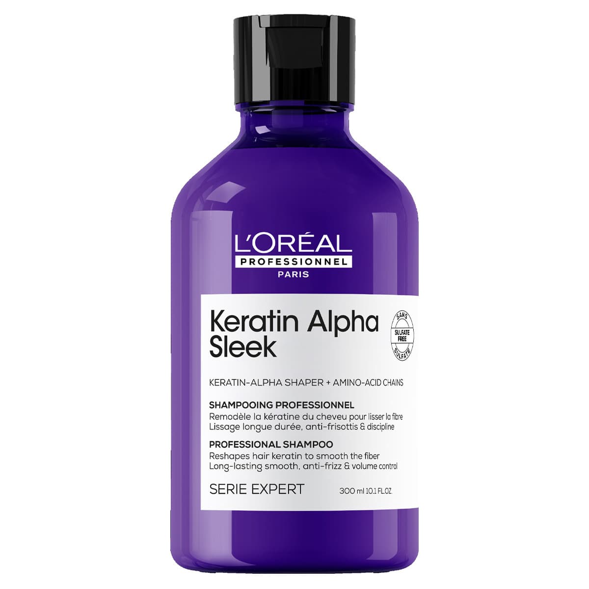 Keratin Alpha Sleek Wygładzający szampon do włosów