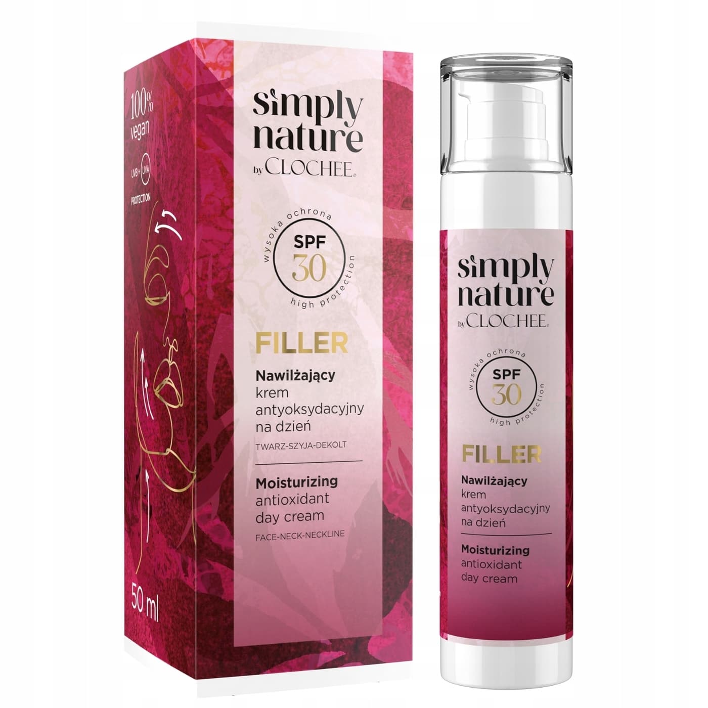 Simply Nature Filler SPF30, nawilżający krem antyoksydacyjny na dzień
