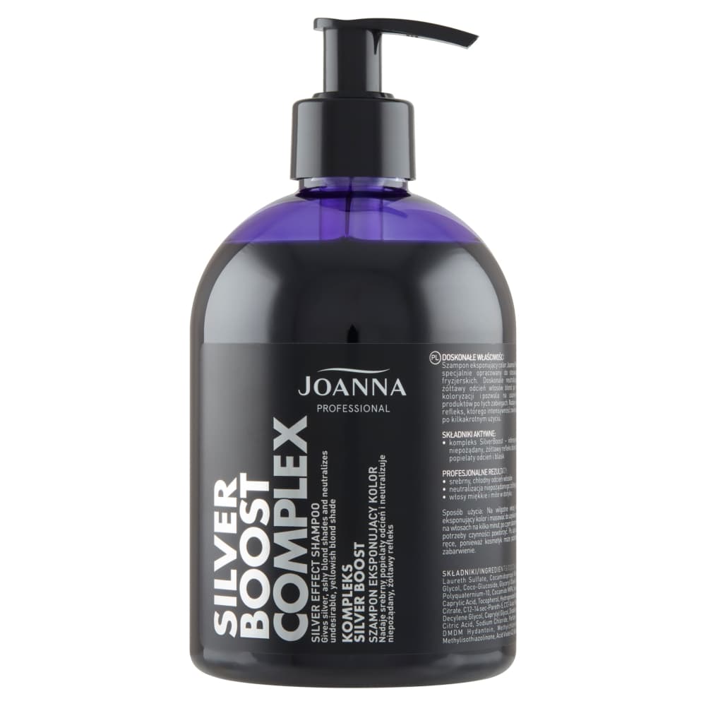 Silver Boost Complex - Silver Effect Shampoo - Szampon do włosów - Neutralizuje żółte tony -