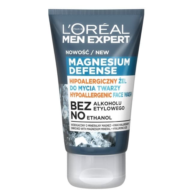 Paris Men Expert Magnesium Defence żel do mycia twarzy dla mężczyzn