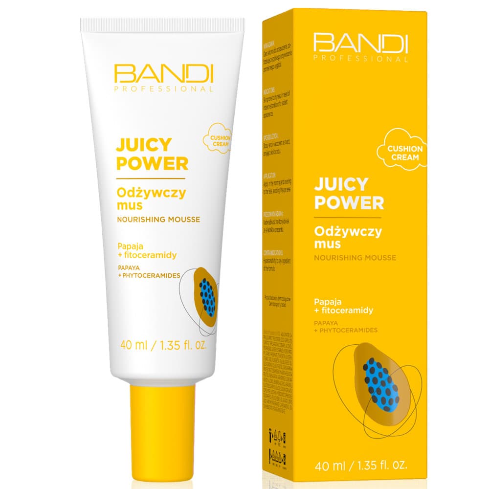 Juicy Power, odżywczy mus, papaja + fitoceramidy