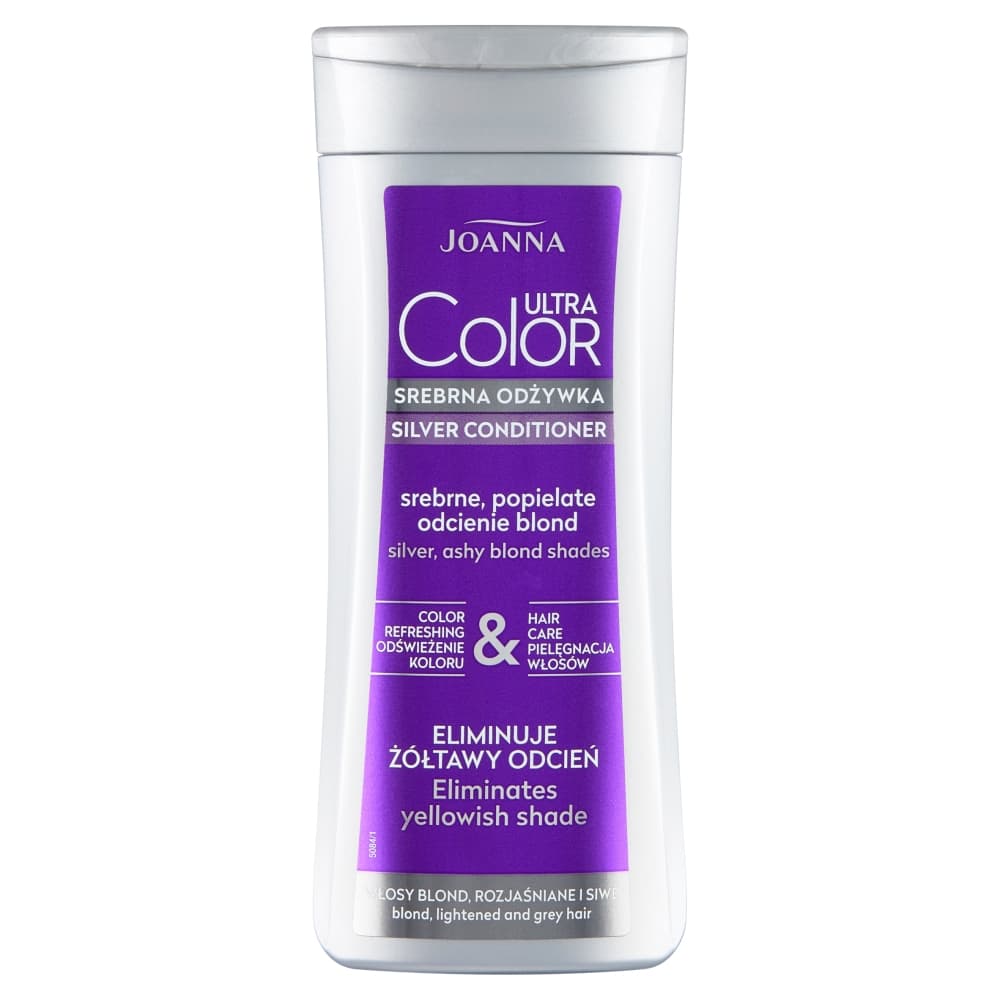 Ultra Color Srebrna Odżywka Do Włosów Blond Popielatych Siwych
