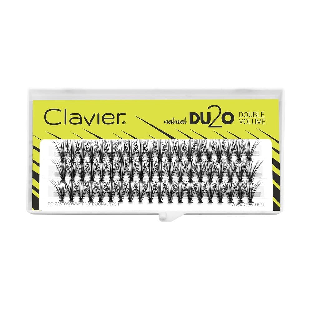 Natural DU2O Double Volume - Kępki rzęs o podwójnej objętości - C-10 mm