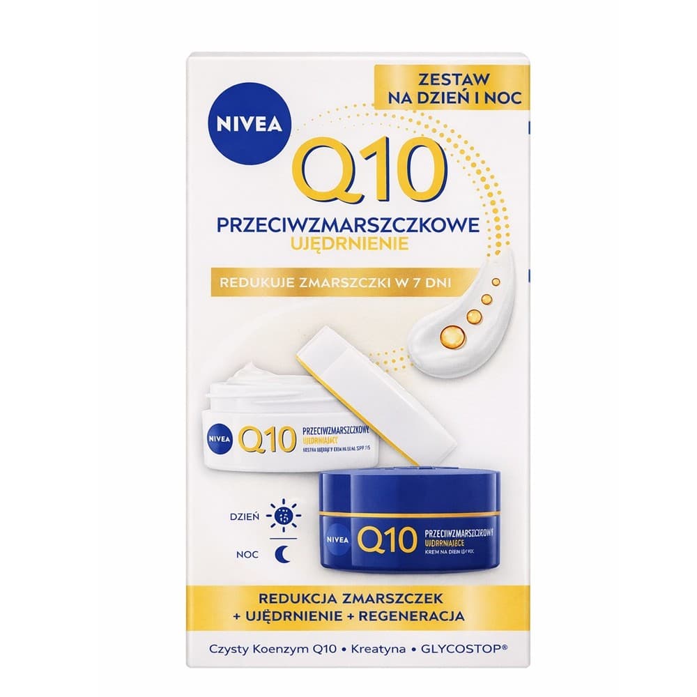 Q10 Przeciwzmarszczkowe Ujędrnienie zestaw kremów na dzień i na noc