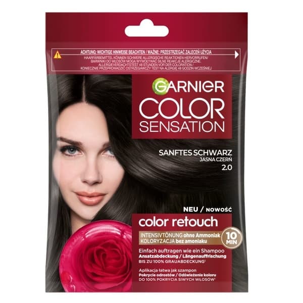 Color Sensation Intensive Tint 2.0 Gentle Black Farba do włosów. Nr. 2.0 - Sanftes Schwarz