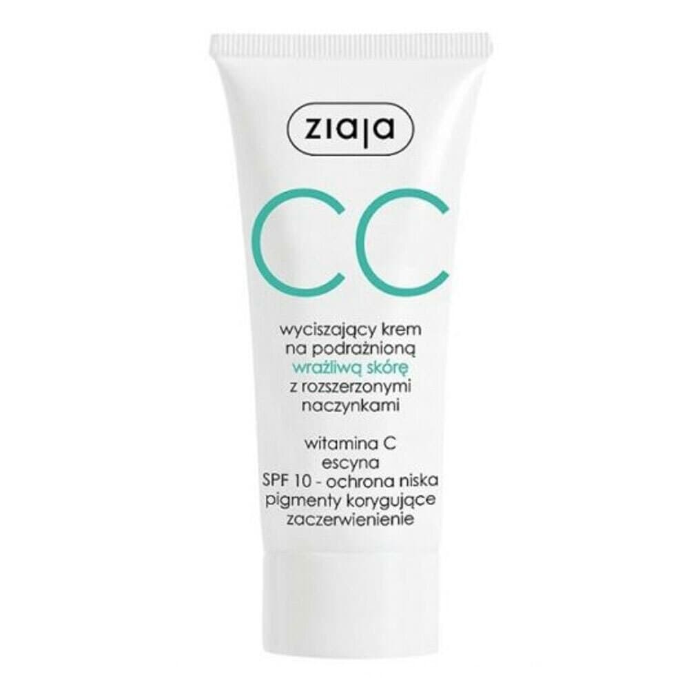CC Wyciszający krem na podrażnioną wrażliwą skórę z rozszerzonymi naczynkami SPF10