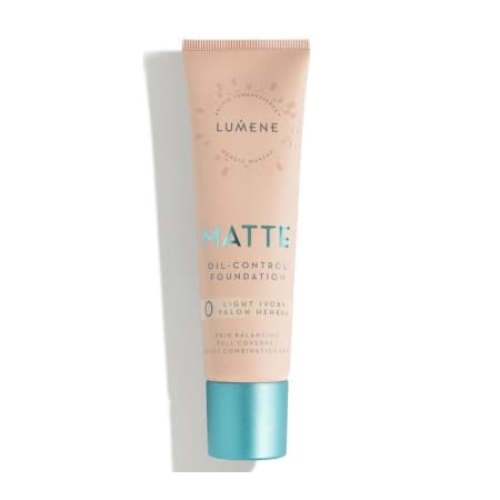 MATTE OIL CONTROL FOUNDATION - Podkład matujący z efektem pełnego krycia - - 0 - LIGHT IVORY