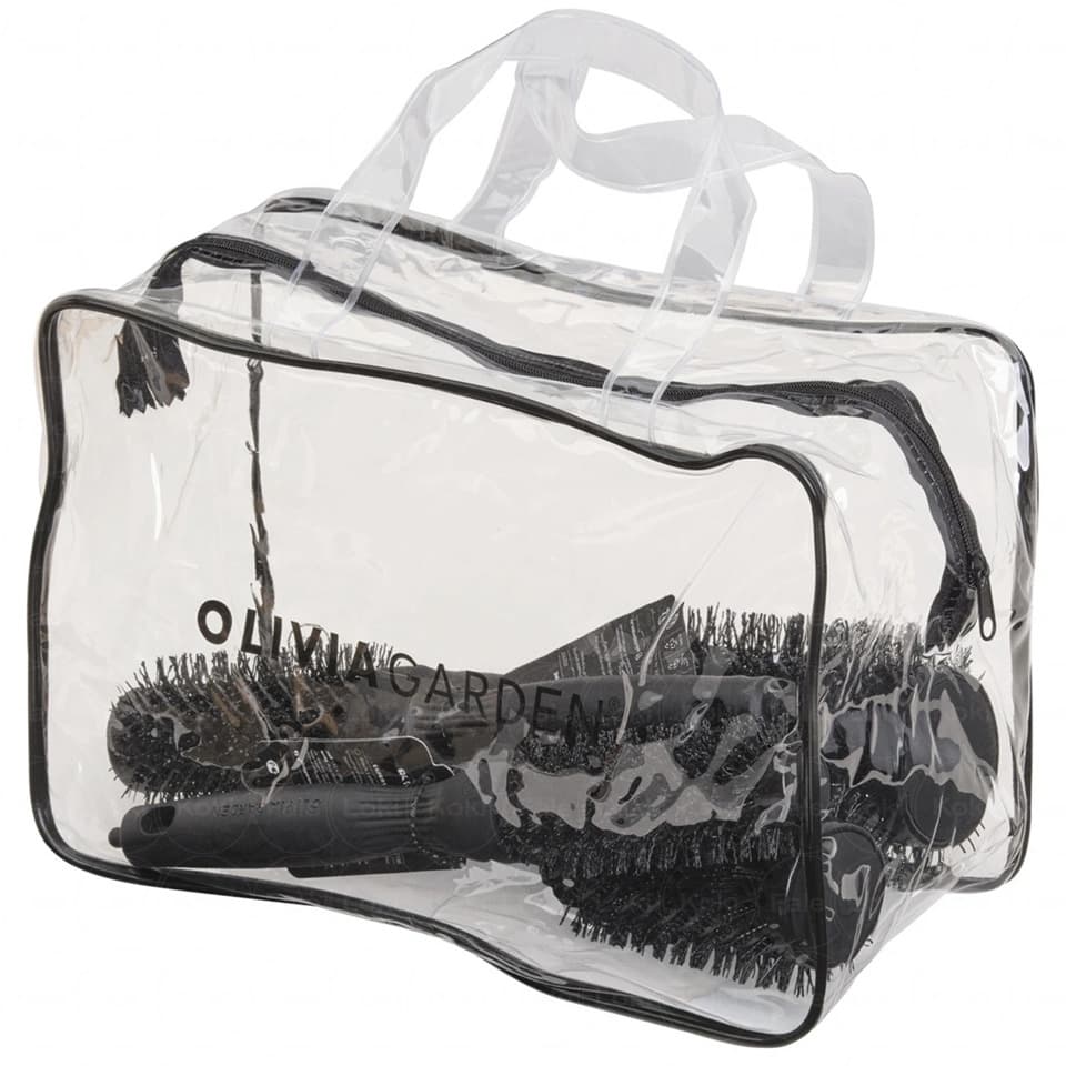 Essential Blowout Shine Black Label Set, szczotki do włosów, (25+35+45+55)