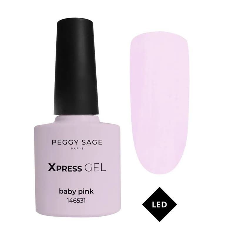 Xpress Gel, żel, top i baza 3w1 do paznokci, baby pink