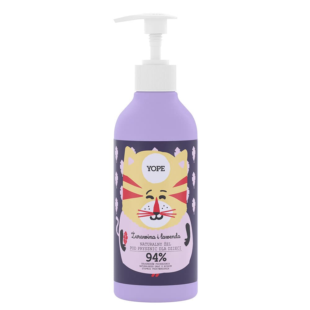 Cranberry & Lavender intensywnie nawilżający żel pod prysznic dla dzieci