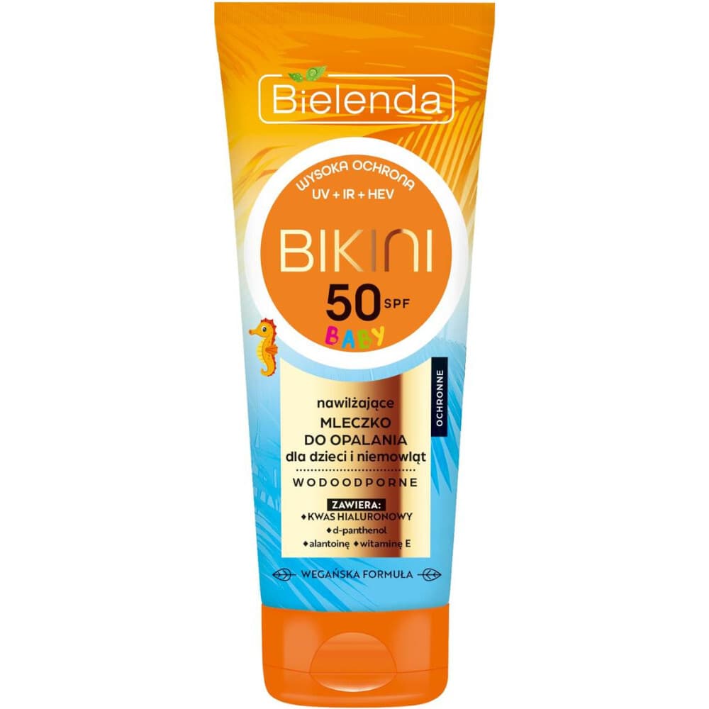 Bikini Baby, ochronne mleczko dla dzieci i niemowląt SPF50