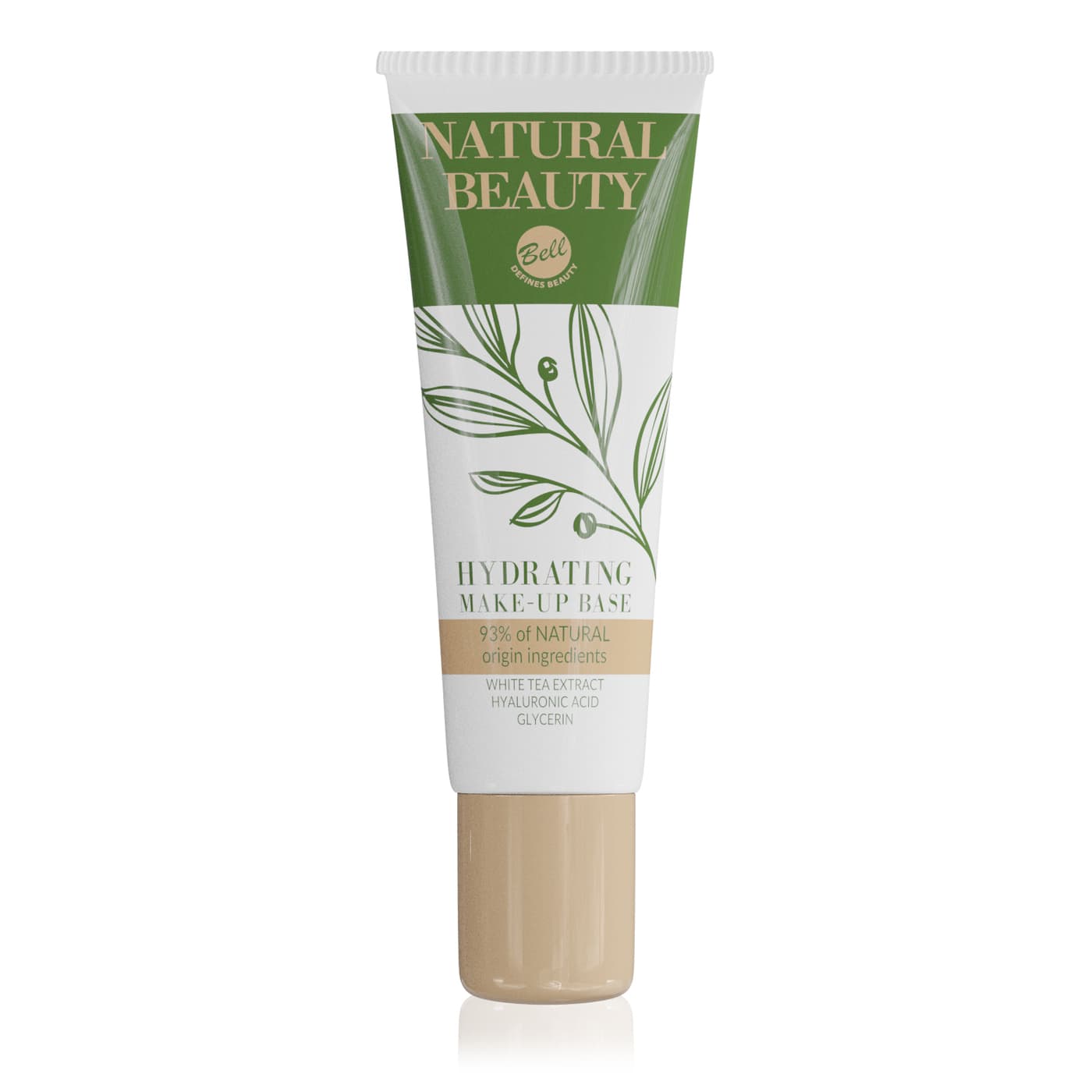 baza z ekstraktem z białej herbaty NATURAL BEAUTY Hydrating Make-Up Base 001