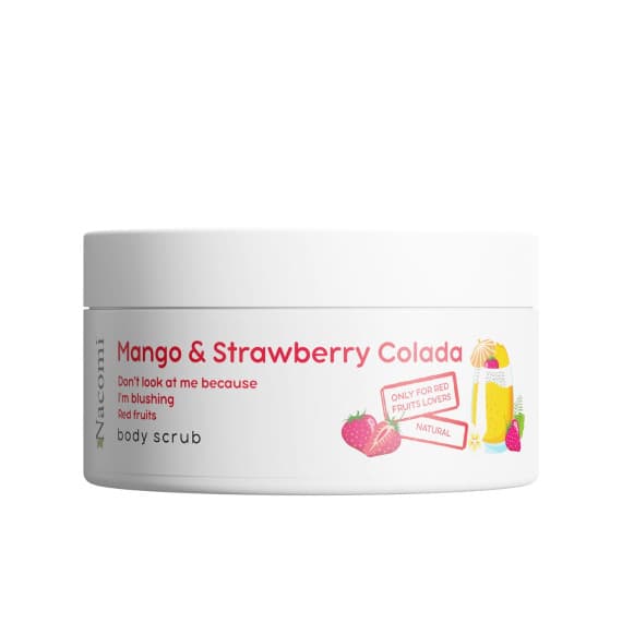 Peeling do ciała, Mango z truskawcoladą
