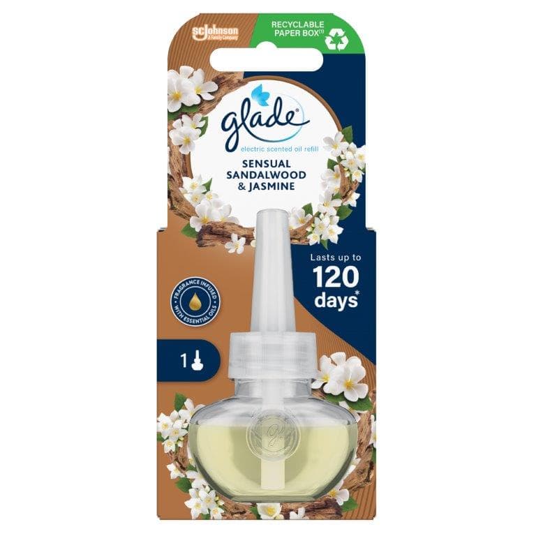 Electric scented oil - Sensual Sandalwood & Jasmine, zapas do elektrycznego odświeżacza powietrza