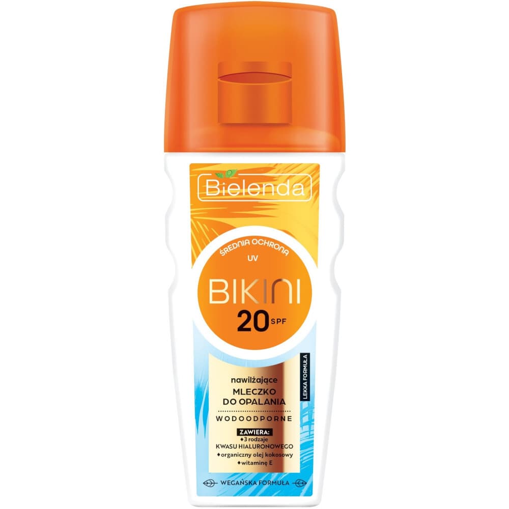 Bikini, nawilżające mleczko do opalania SPF20