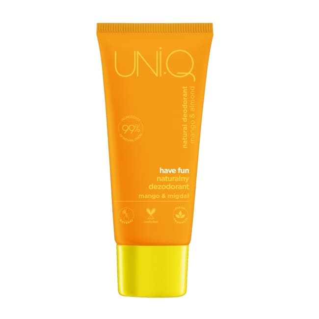 UNI.Q Have Fun naturalny dezodorant Mango i Migdał (W)