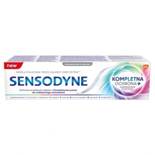 Kompletna Ochrona + Whitening Pasta do zębów