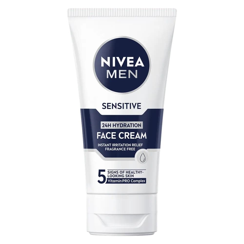 Men - Sensitive - Face Cream - Łagodzący krem nawilżający do twarzy dla mężczyzn -