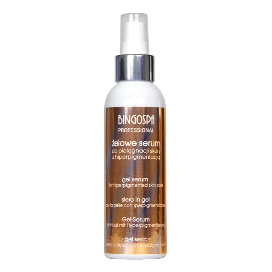 Żelowe serum do pielęgnacji skóry z hiperpigmentacją