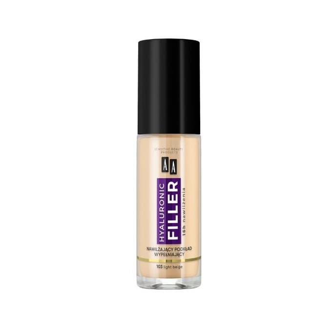 HYALURONIC FILLER Foundation - Nawilżający podkład wypełniający zmarszczki - - 103 Light Beige