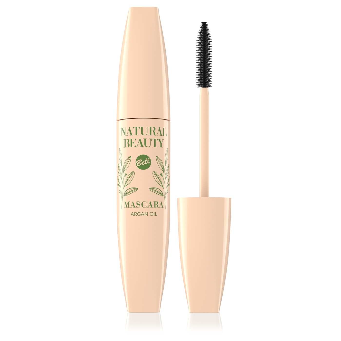 Natural Beauty - Mascara - Wydłużająco-pogrubiający tusz do rzęs - 001 Natural Black -
