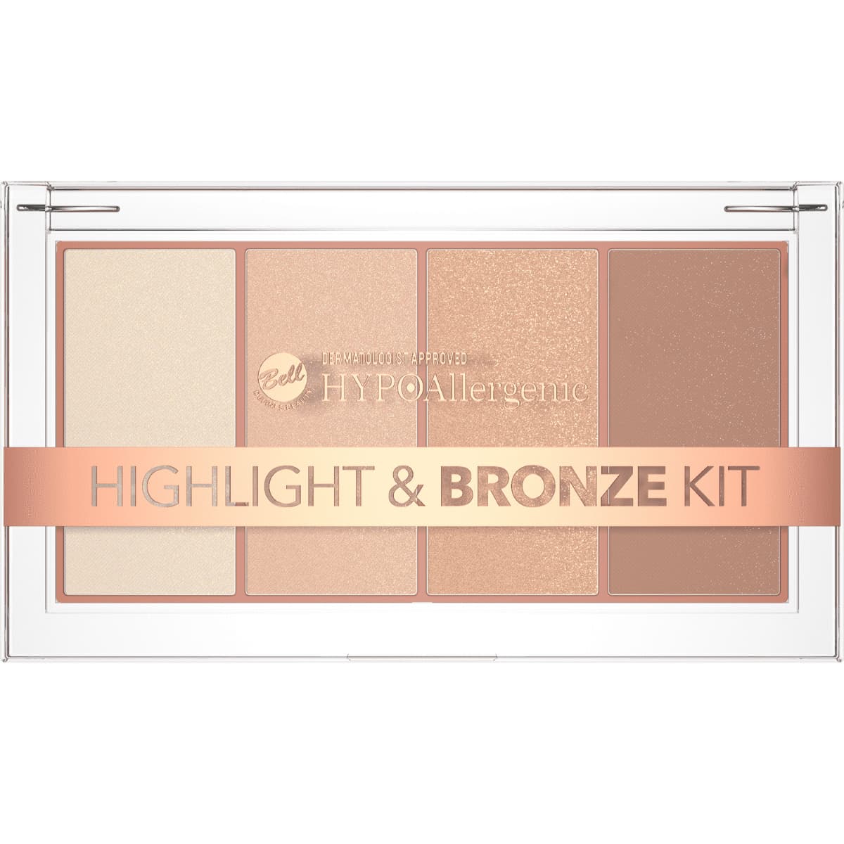 HYPOAllergenic - Highlight & Bronze Kit - Paleta do konturowania twarzy - 01 -
