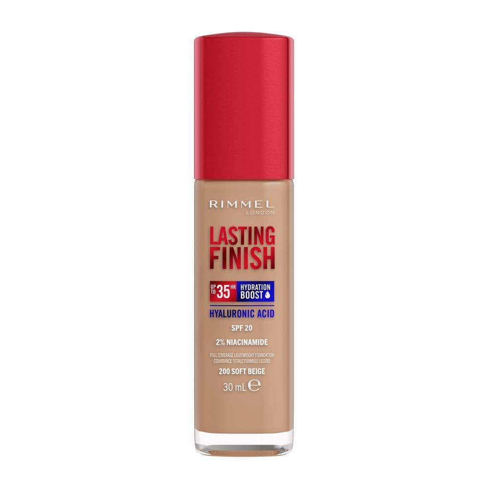 Rimmel Lasting Finish 35H Hydration Boost podkład nawilżający SPF 20 odcień 200 Soft Beige