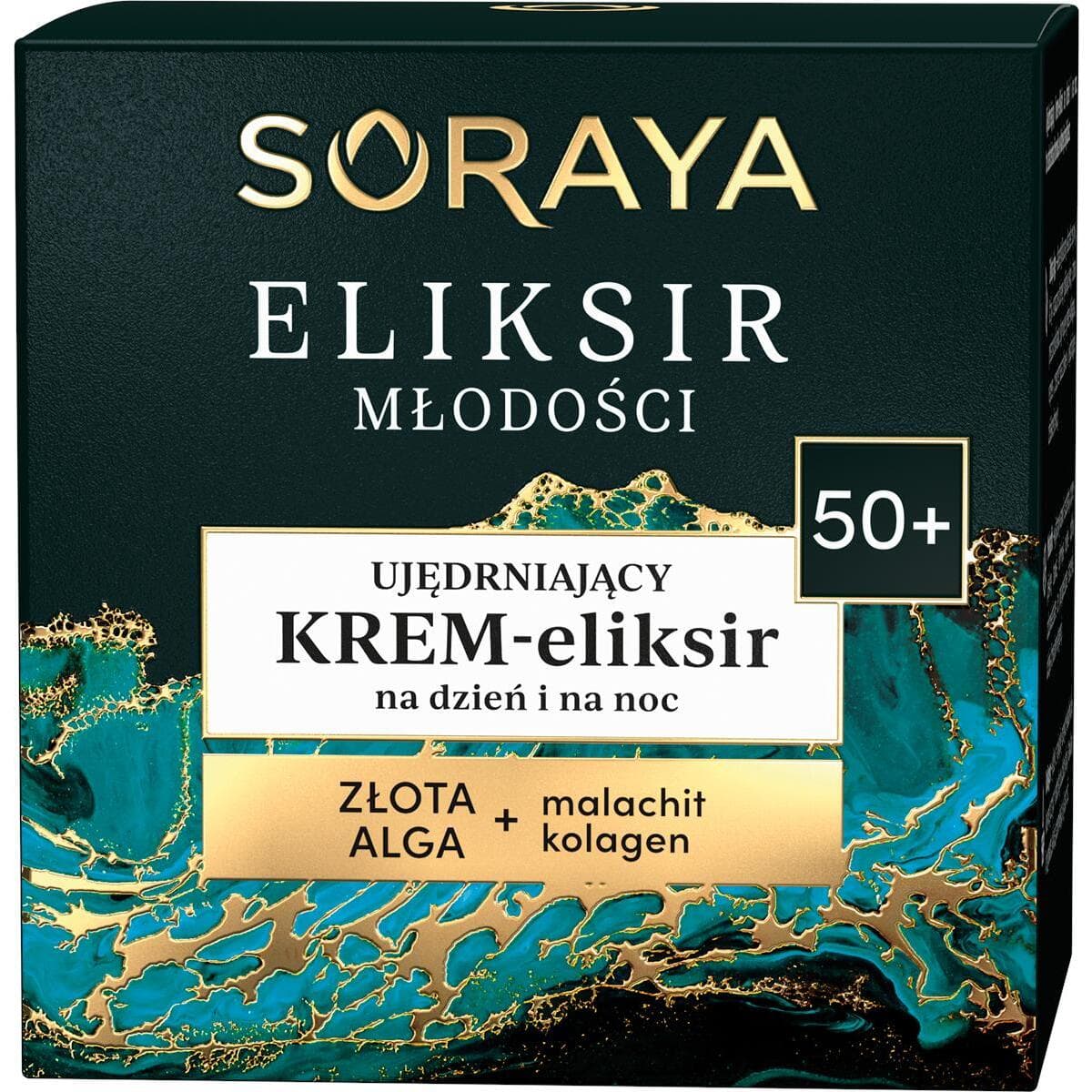 Eliksir Młodości Ujędrniający Krem Do Twarzy z Kolagenem 50+