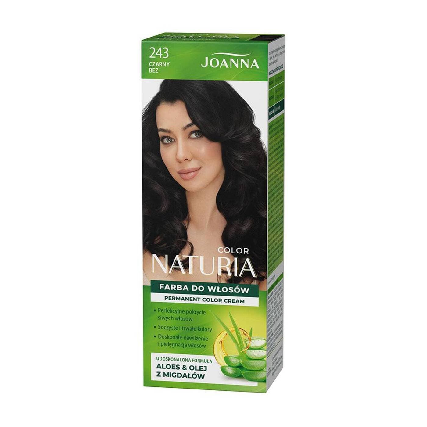 Color Naturia - Permanent Color Cream - Farba do włosów - 243 Czarny Bez
