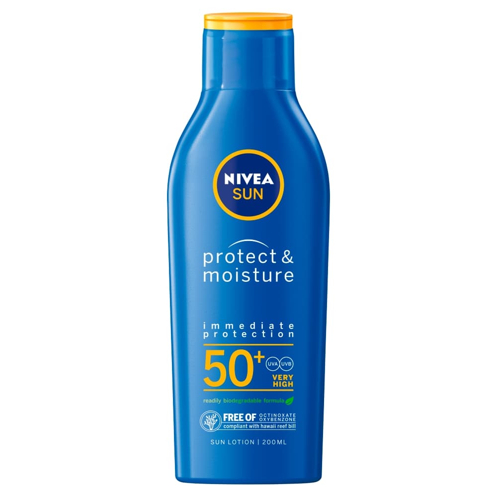 SUN - Protect & Moisture - Wodoodporny balsam do opalania - SPF50+ -