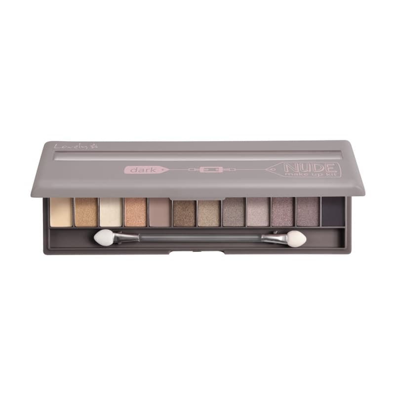 Nude Make Up Kit paleta cieni do powiek Dark Nude