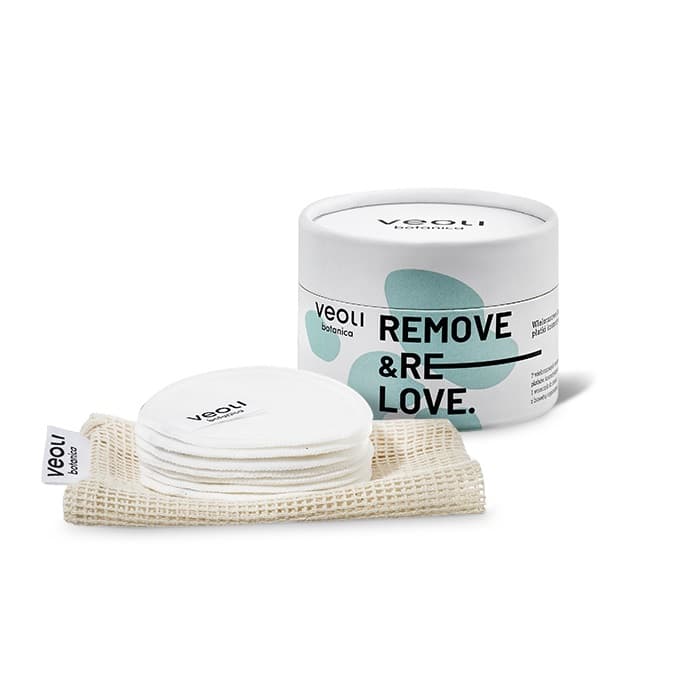 Remove & Relove wielorazowe bambusowe płatki kosmetyczne