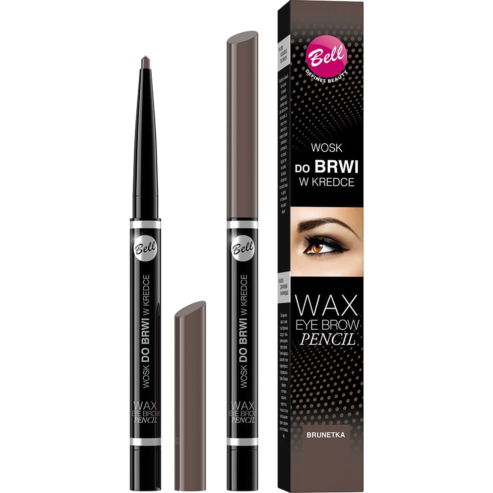 Wax Eye Brow Pencil - Wosk do brwi w kredce - Brunetka