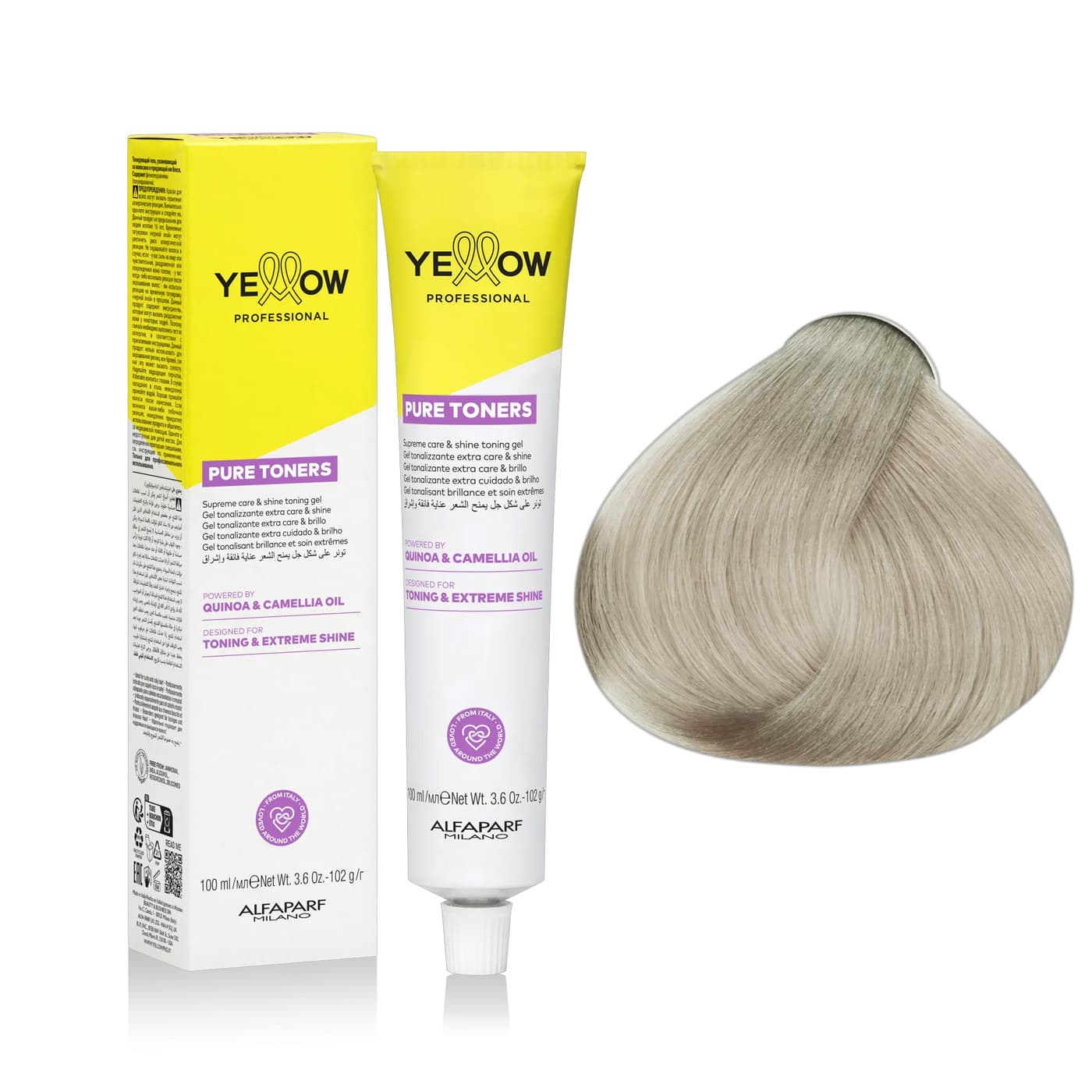Pure Toners, toner odżywczy do włosów bez amoniaku, pearl dream .21