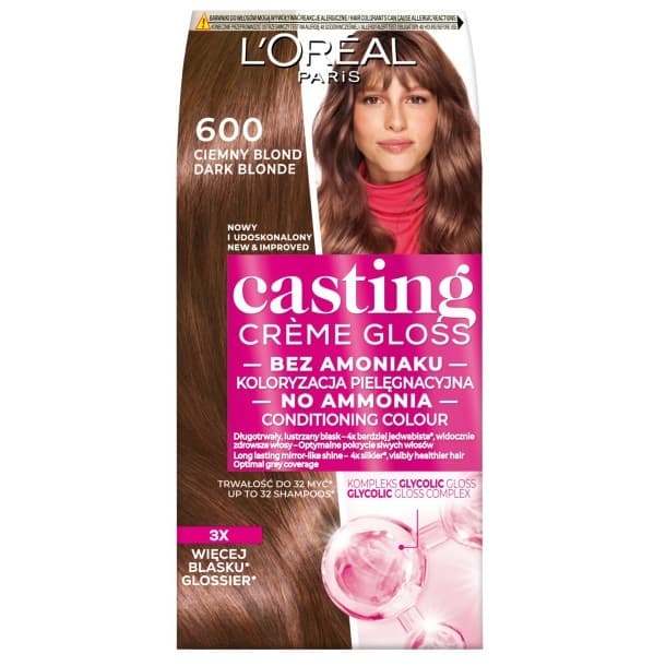 Paris Casting Creme Gloss farba do włosów odcień 600 Ciemny blond