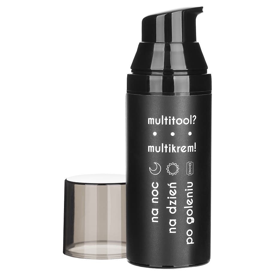 Multitool? Multikrem!, krem do twarzy na dzień, na noc, po goleniu