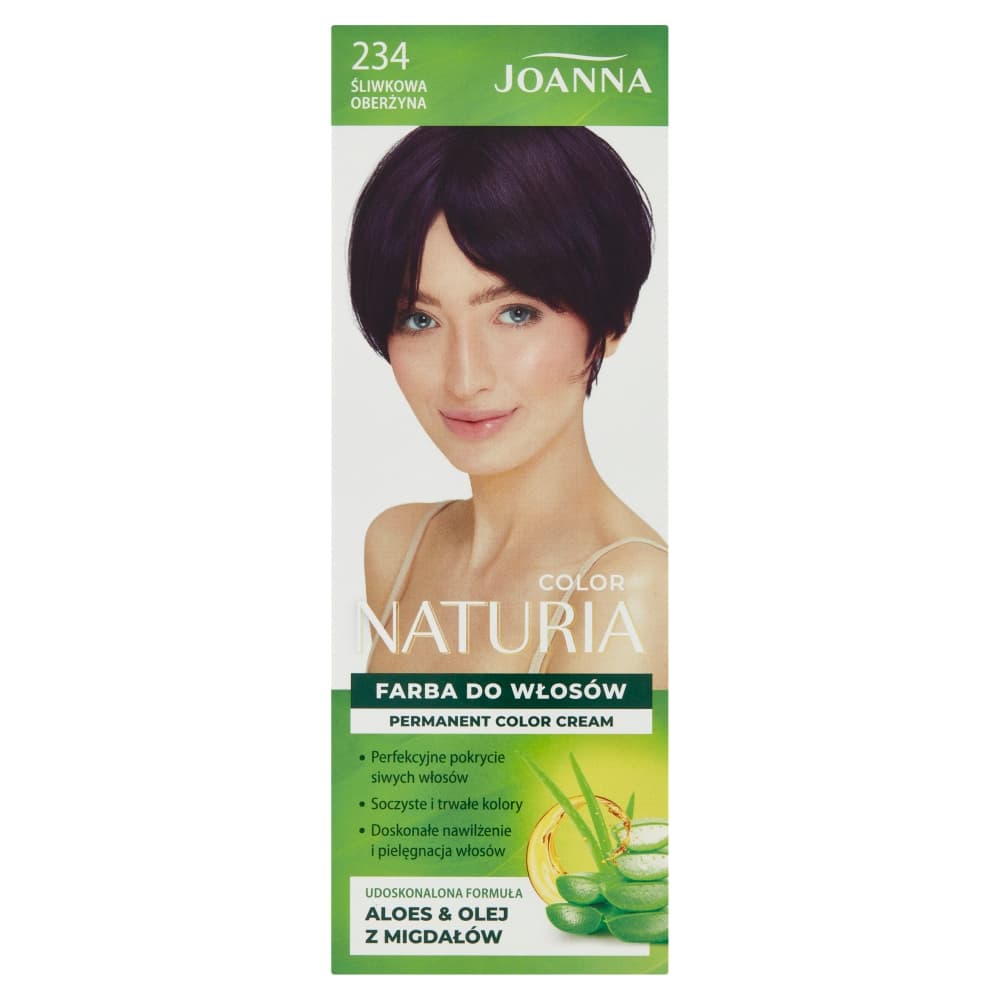 Color Naturia - Permanent Color Cream - Farba do włosów - 234 Śliwkowa Oberżyna