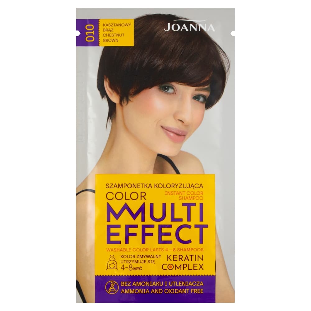 Multi Effect Color 010 Kasztanowy Brąz Szamponetka koloryzująca