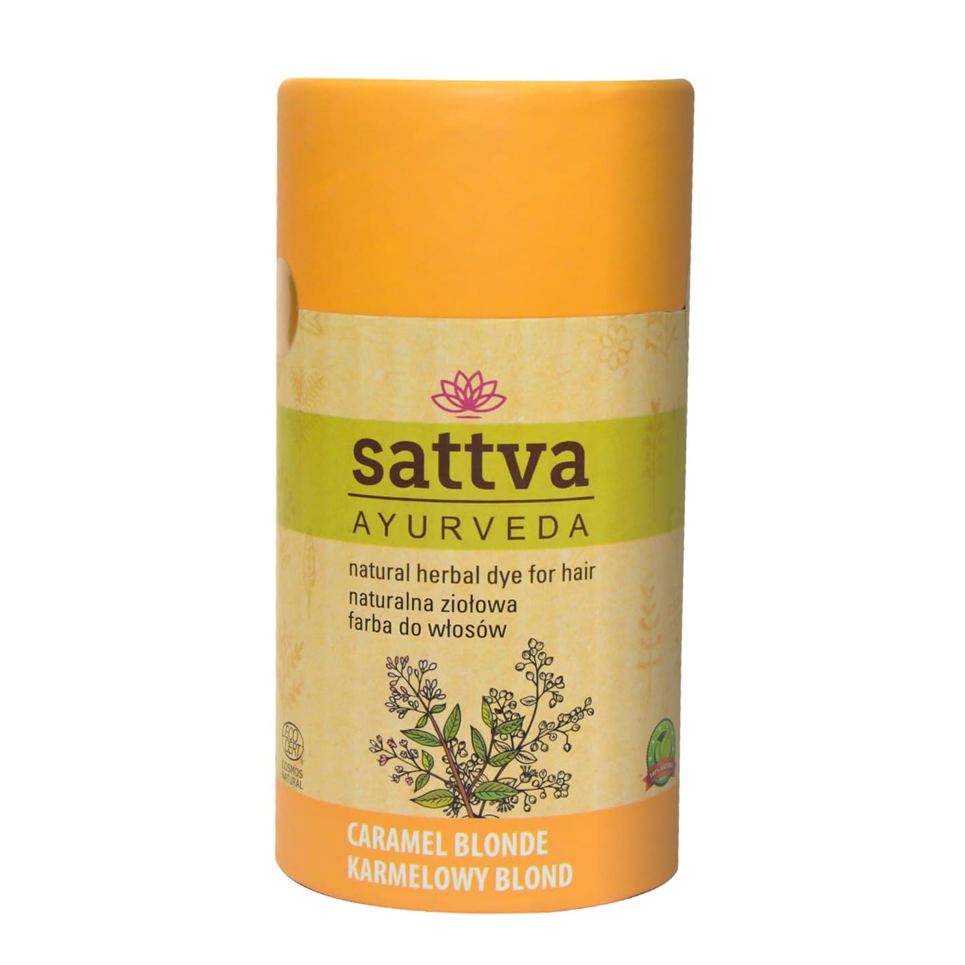 Naturalna ziołowa farba henna do włosów - Karmelowy blond