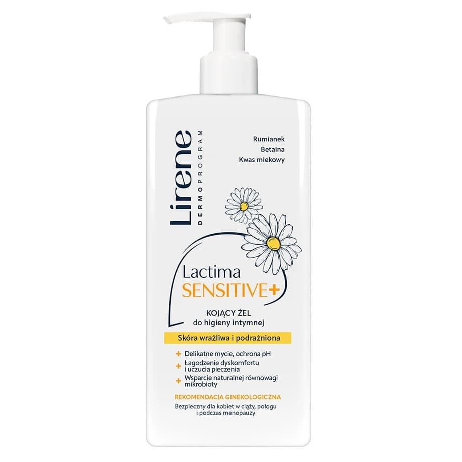 Lactima Sensitive+ kojący żel do higieny intymnej