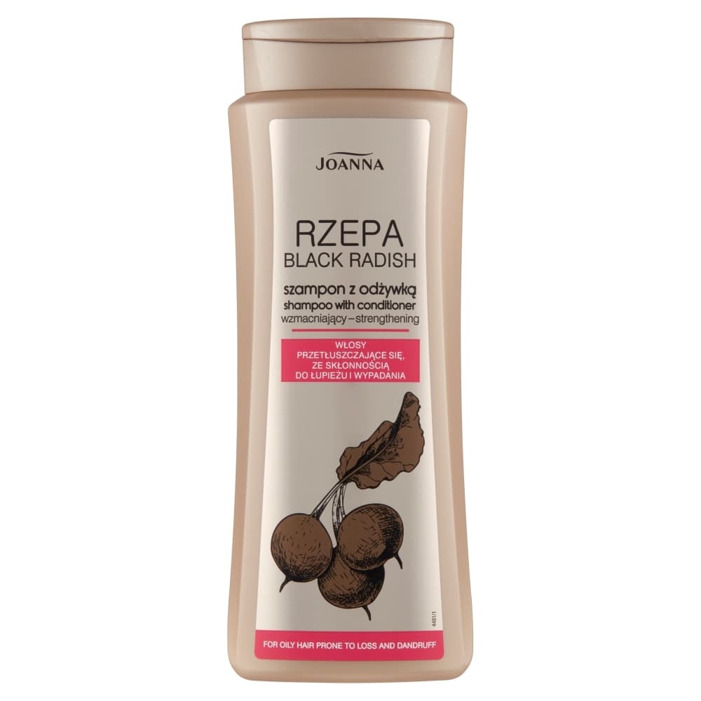Rzepa - Black Radish Shampoo with Conditioner - Wzmacniający szampon z odżywką do włosów przetłuszczających się i wypadających -