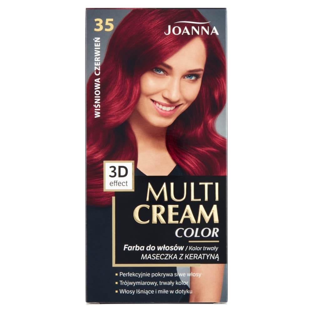 Multi Cream Color Farba do włosów, 35 Wiśniowa Czerwień