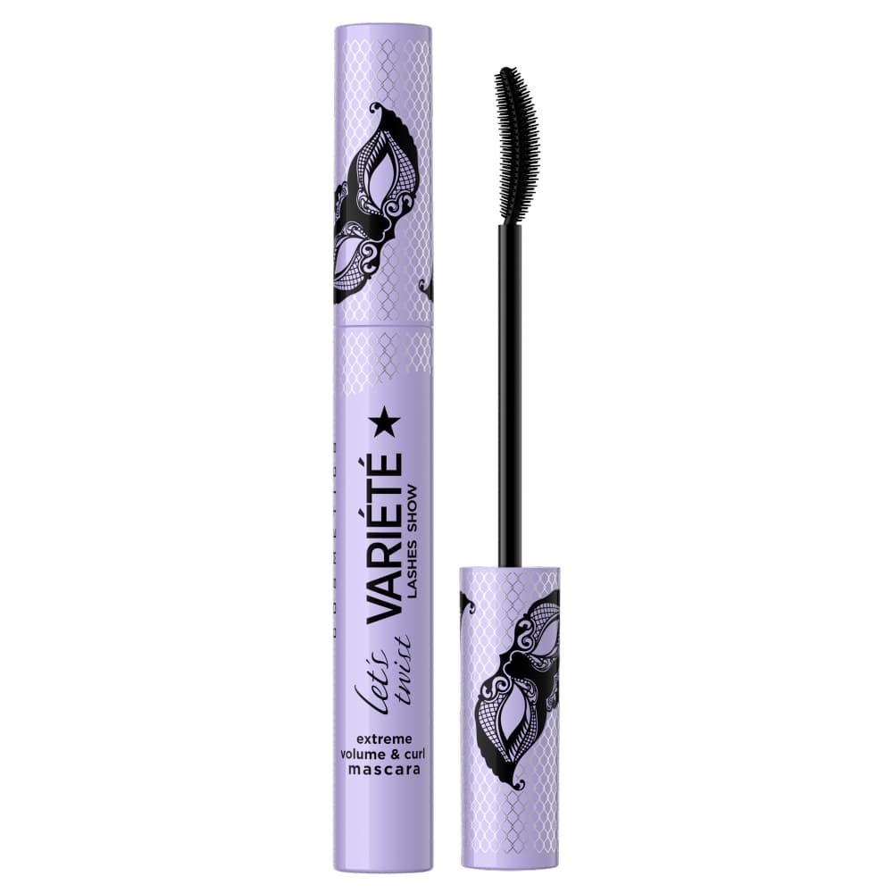 Variété Let's Twist pogrubiająco-podkręcający tusz do rzęs Black